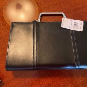 Mark Cross black clutch Handbag